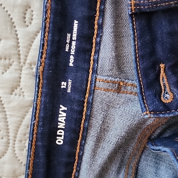 Old Navy Pop Icon Skinny Jeans Size 12 Short - Picture 2 of 4